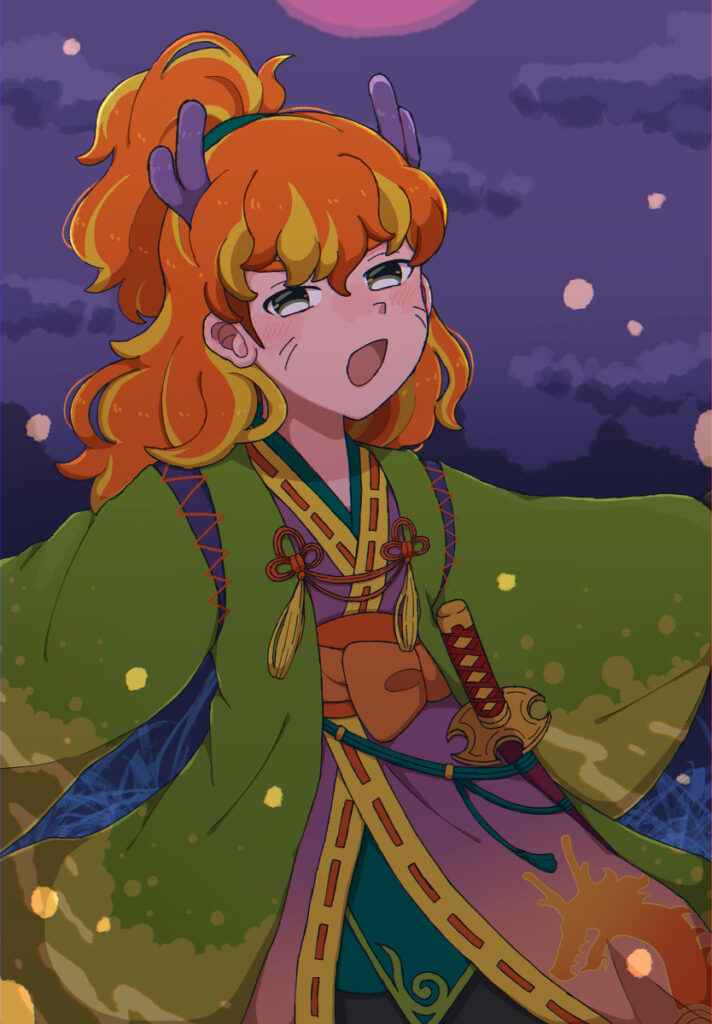 祝賀のリュウタくん